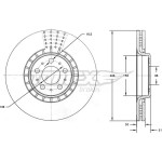 TOMEX Brakes Bremsscheibe